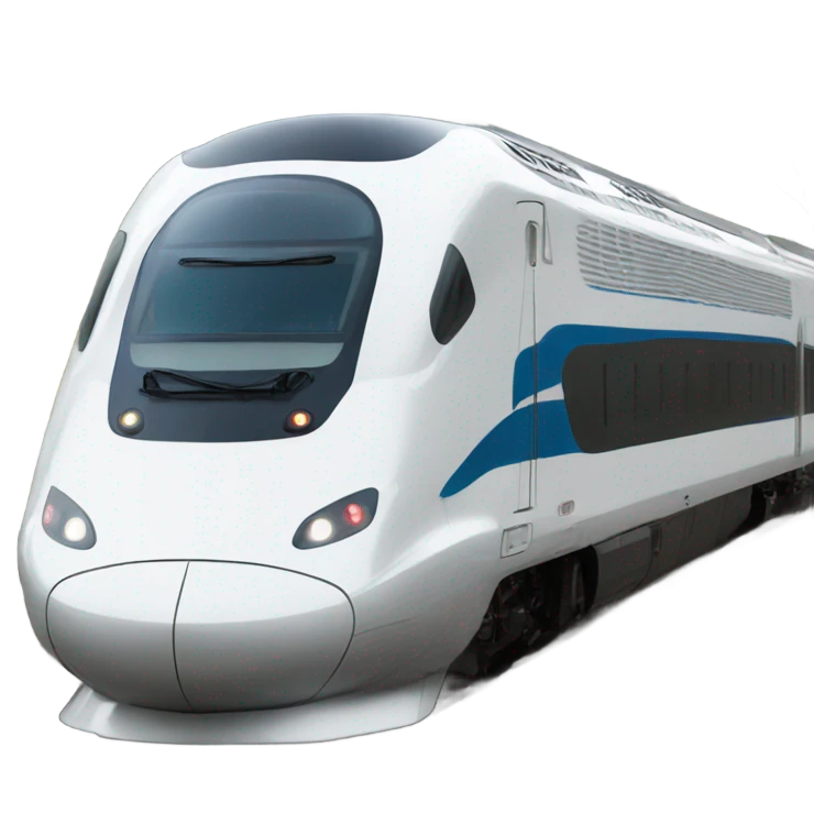 High speed train emoji