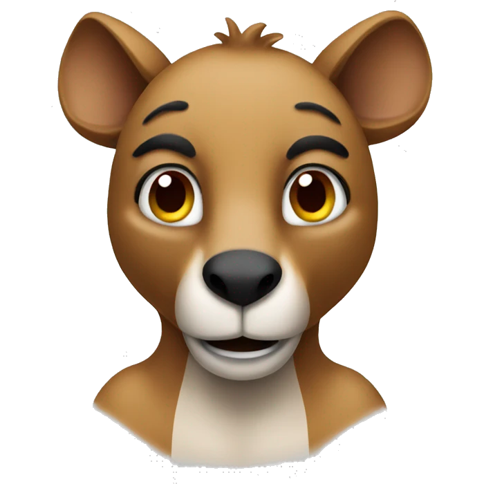 Boxing kangaroo emoji