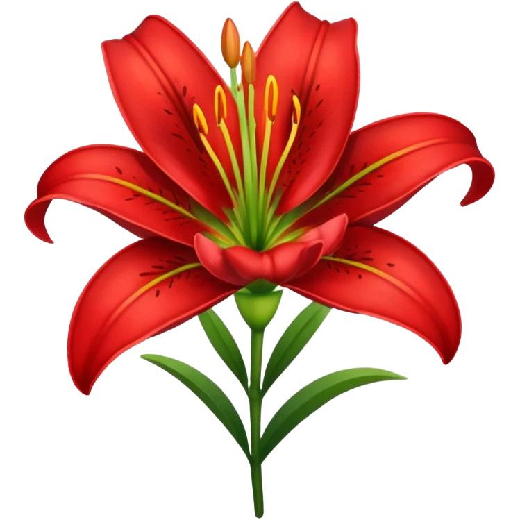 lirio vermelho emoji