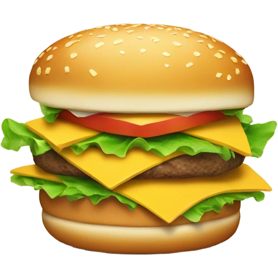 Cheeseburger with ears emoji
