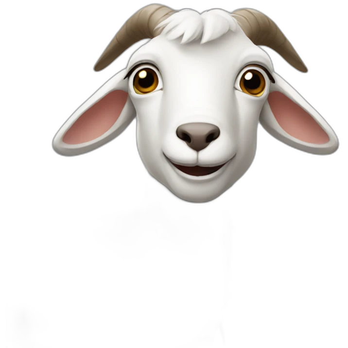 Goat without honk emoji