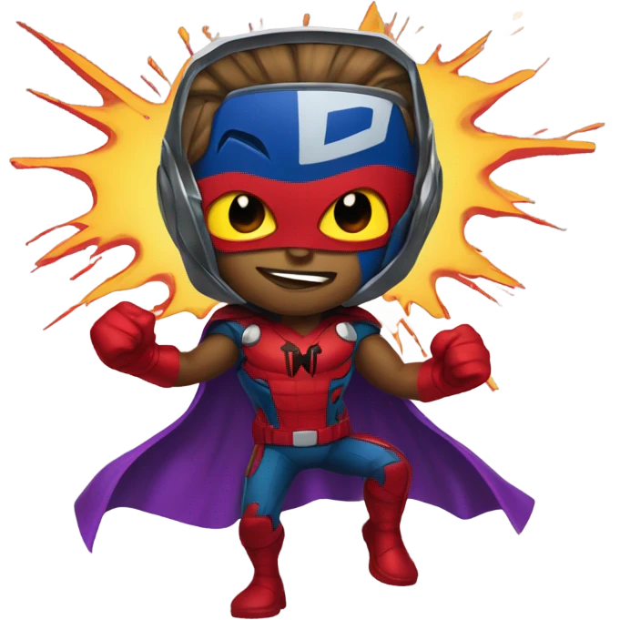 Graffiti marvel character emoji