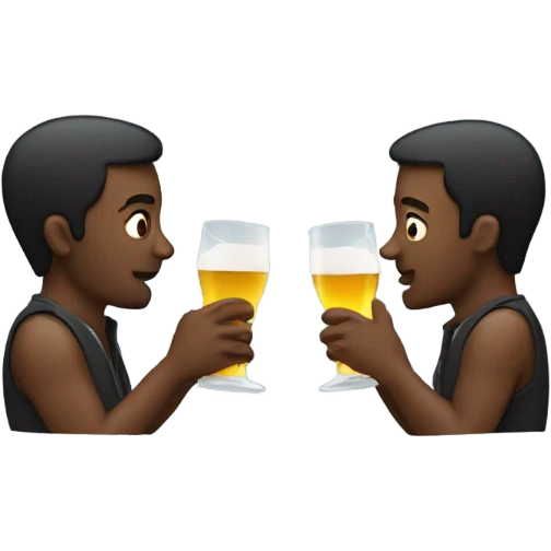 2 men drinking alcohol  emoji