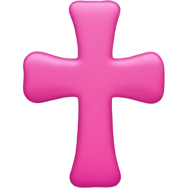 pink cross emoji