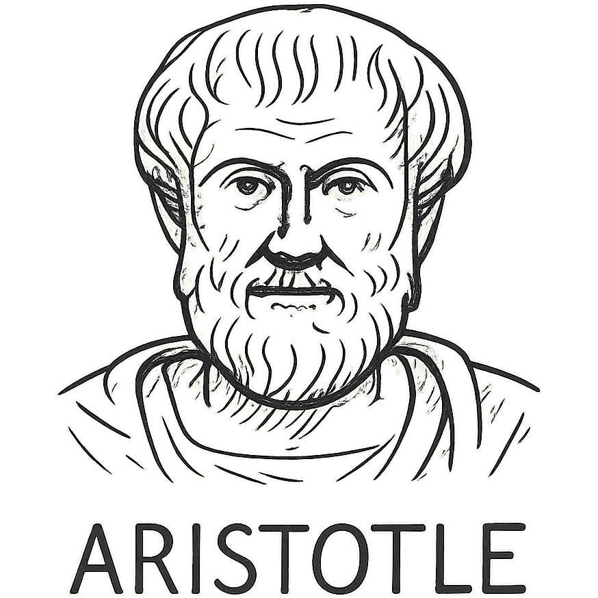 a portrait of aristotle emoji