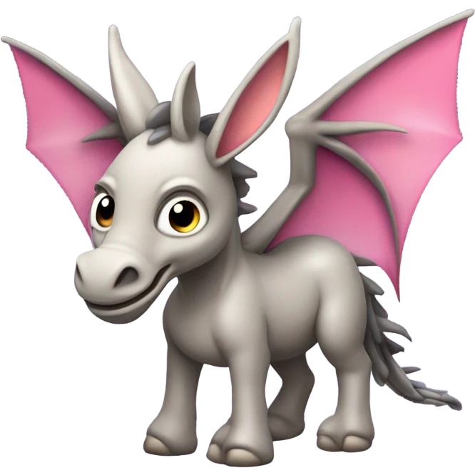 pink donkey dragon  emoji