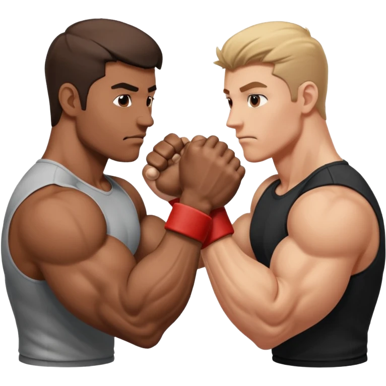 2 bicep arm wrestling  emoji