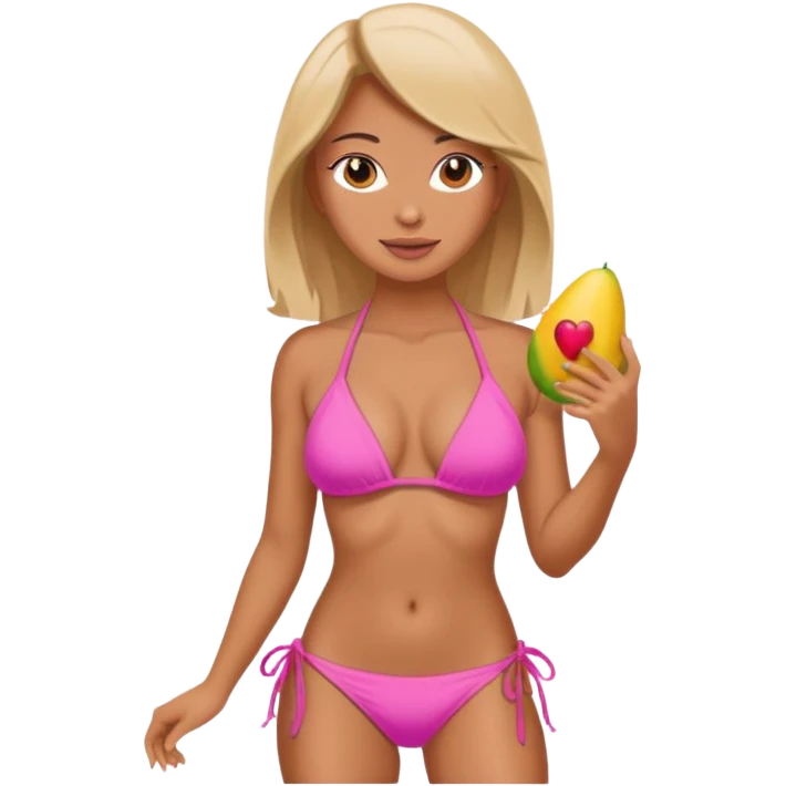 Fille sexy en maillot de bain  emoji