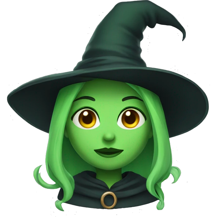 witch green skin emoji