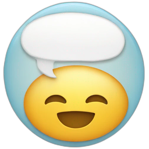 message bubble emoji