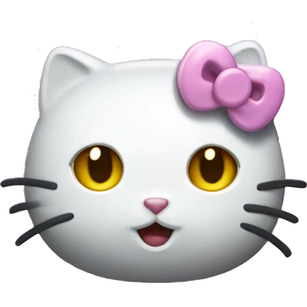 galaxy cat hello kitty emoji