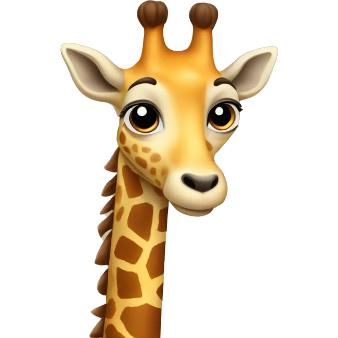 Un doudou girafe  emoji