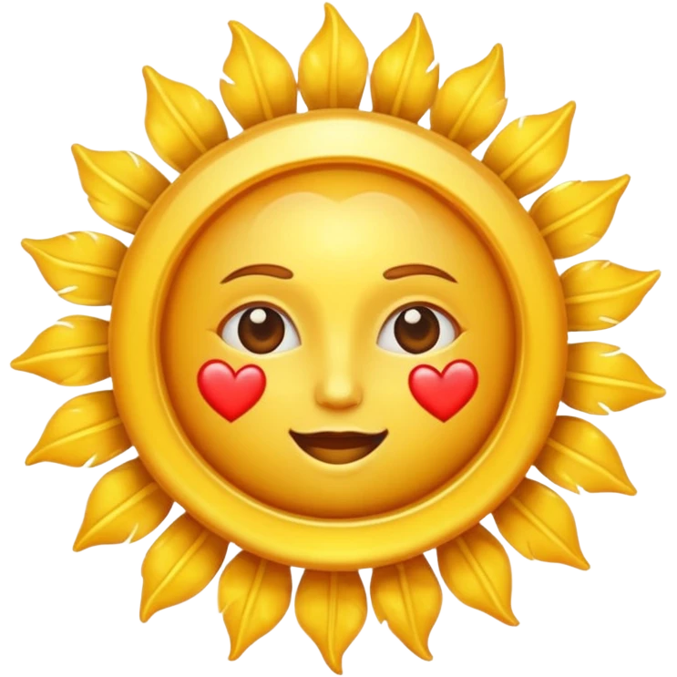 sun heart emoji