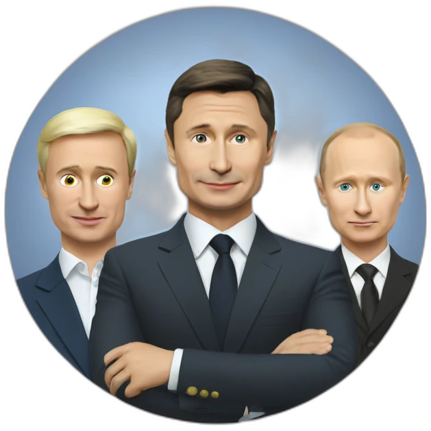 Putin-with-Zelenskyy-with-bayden emoji