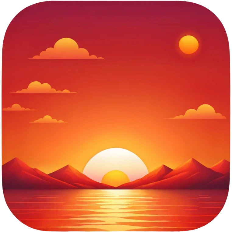 Por do Sol emoji