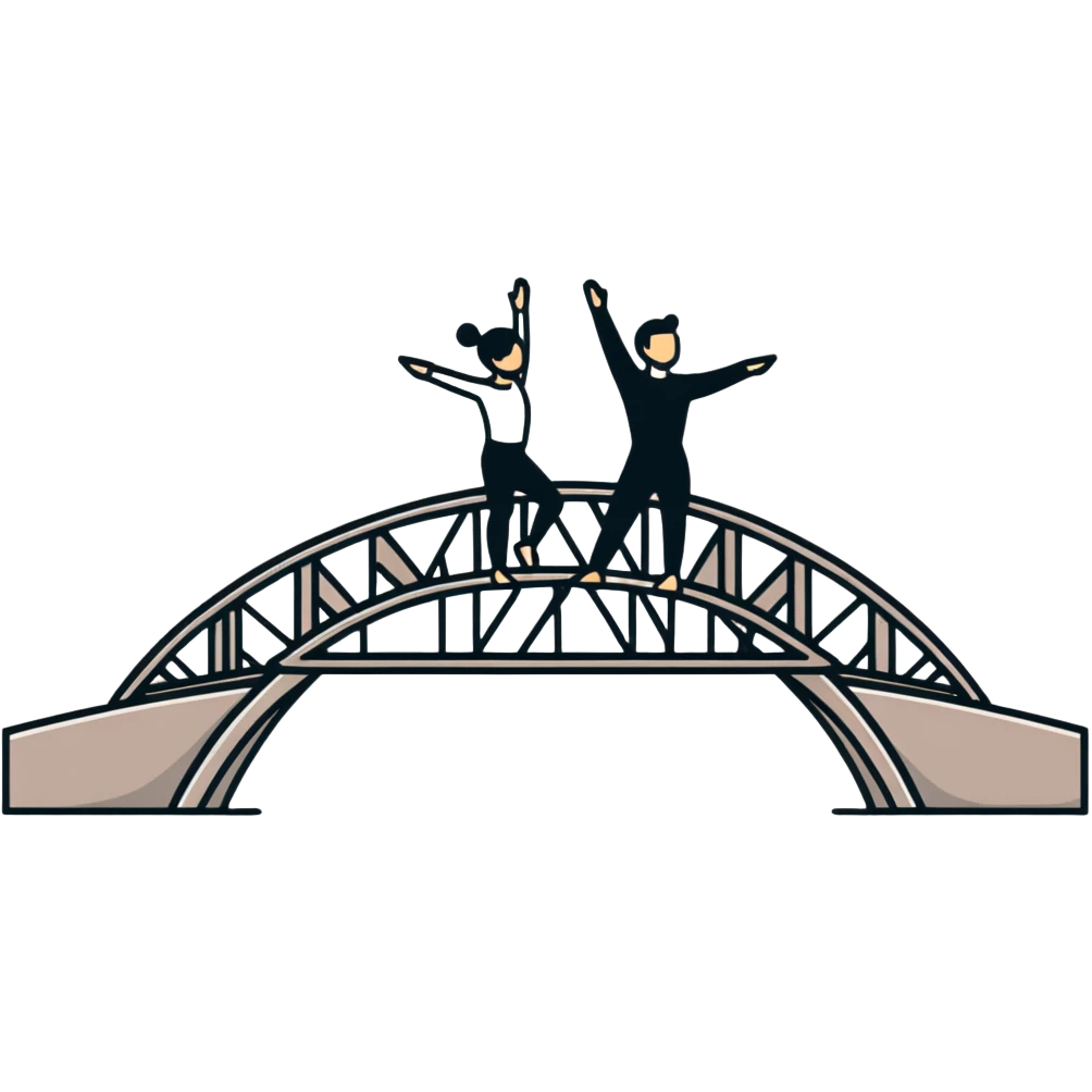 person doing bridge pose emoji