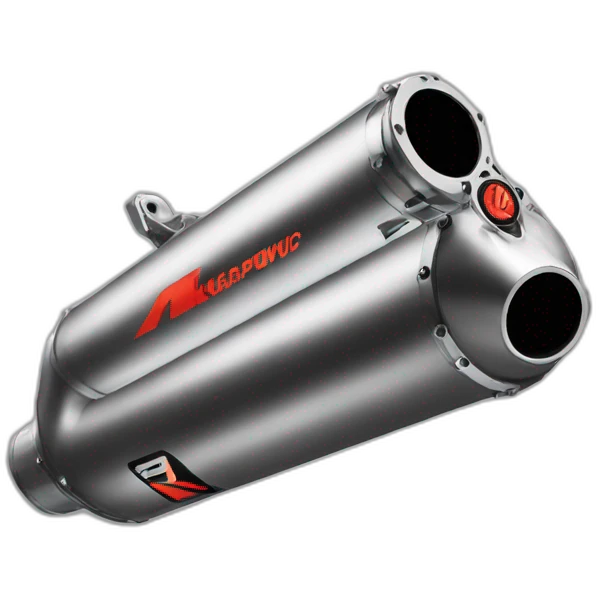 akrapovic round exhaust complete line emoji