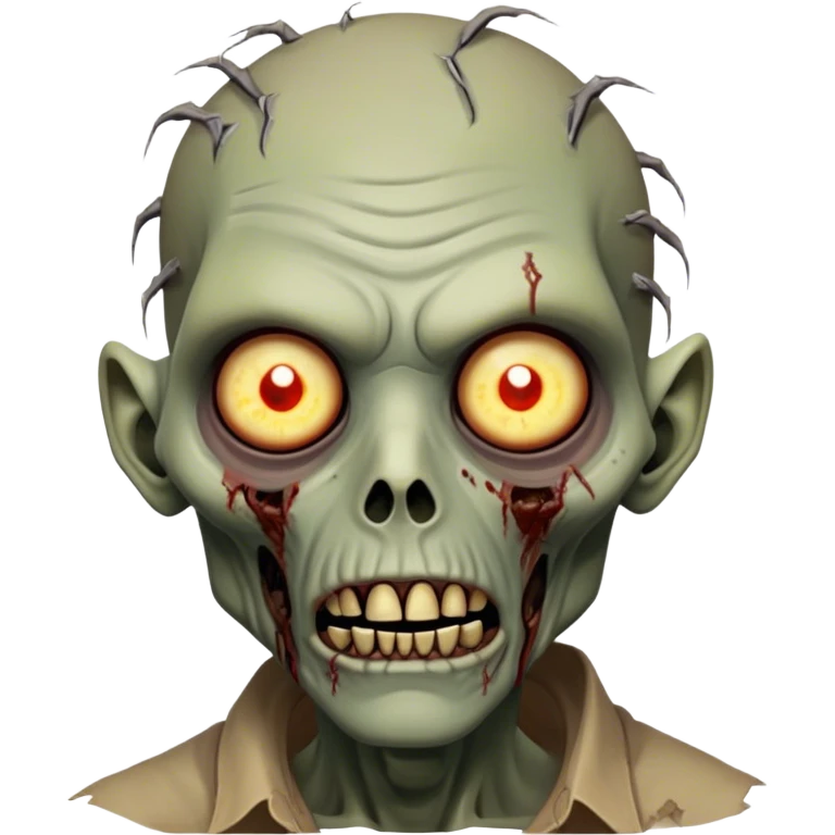 Cinematic Realistic WoW undead friendly zombie Portrait, head tilted epicly and inquisitively, showcasing grim resilience and defiant strength. His withered, pallid skin and intense, glowing eyes contrast starkly with his worn, earth-toned clothes, rendered in meticulous detail. With dynamic, high-contrast lighting and high shine, this portrait exudes an epic aura, capturing the relentless will of a battle-hardened undead friendly zombie. emoji