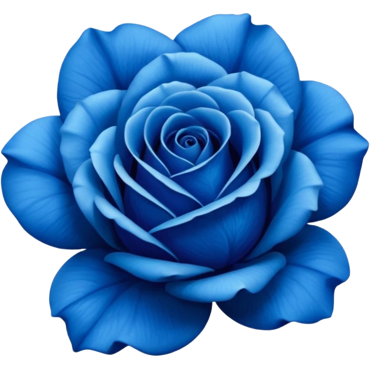 blue rose emoji