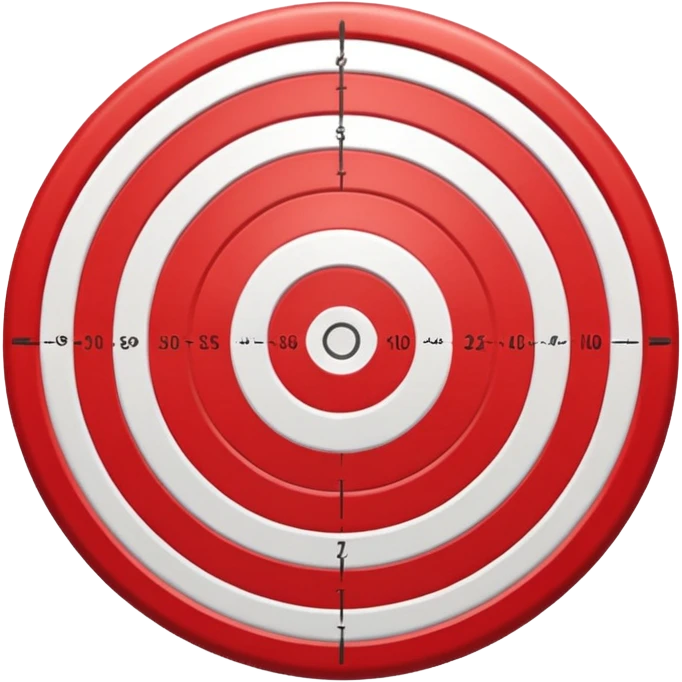 Red-white bullseye target emoji