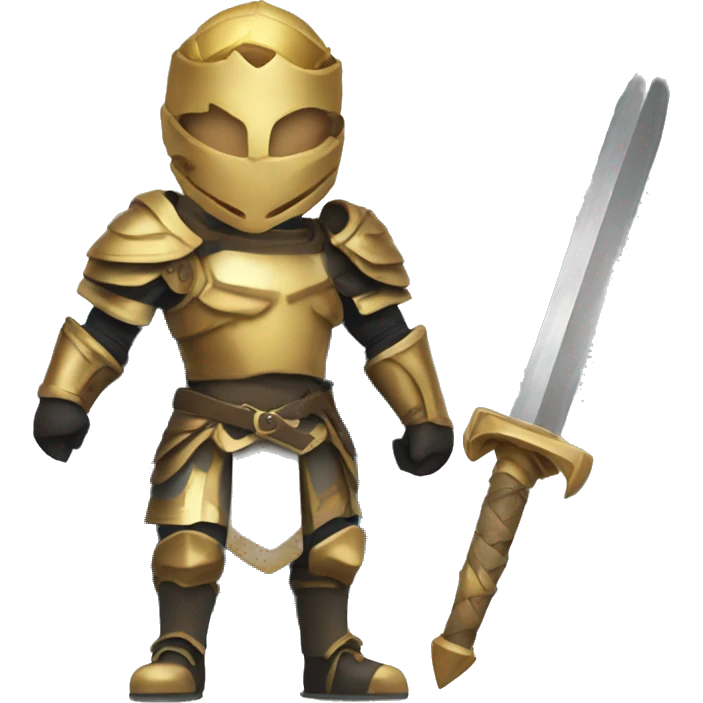 Paladin with Weapon emoji