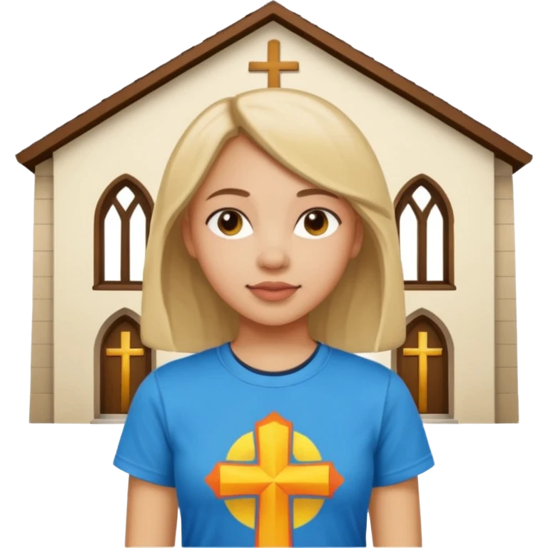 church summer camp girl emoji