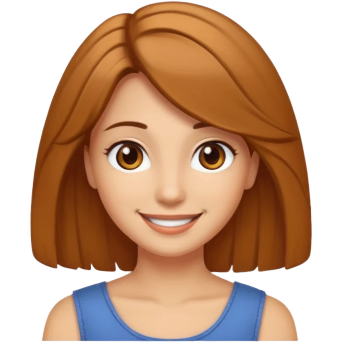 no objects and medium tone female with hair till sholuder emoji