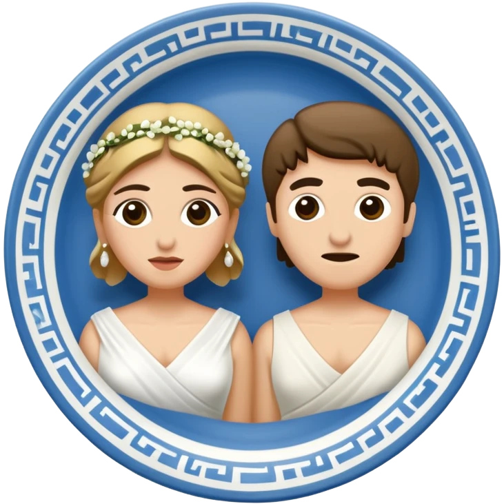 greek wedding broken plate  emoji