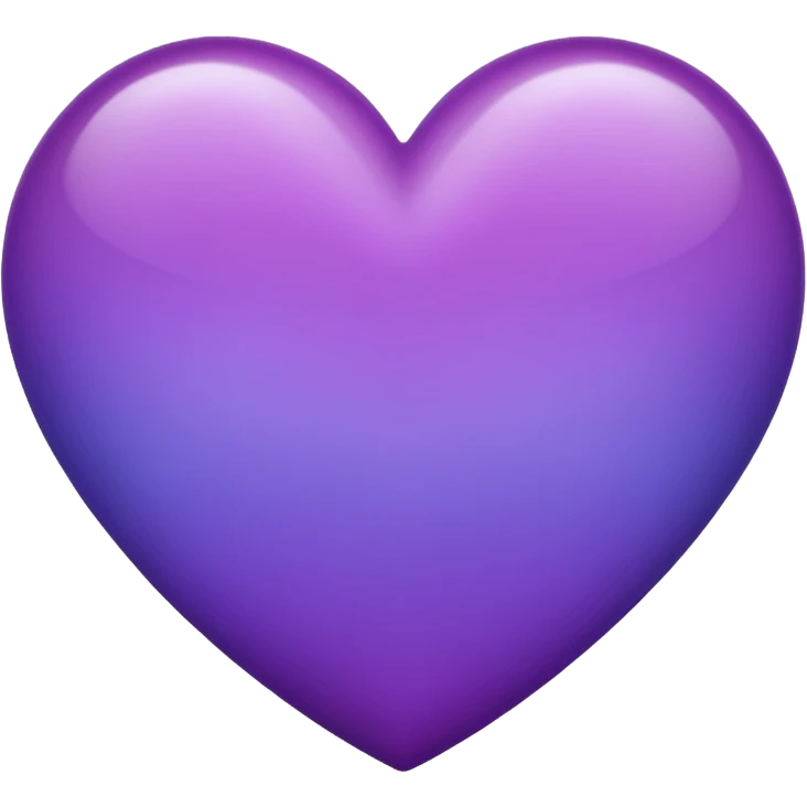 purple heart with a gradient emoji