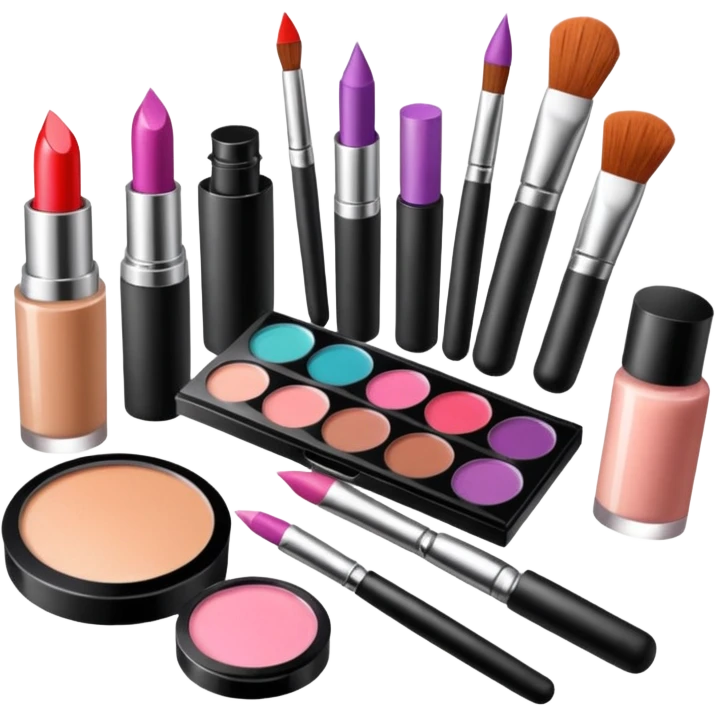 make-up supplies emoji