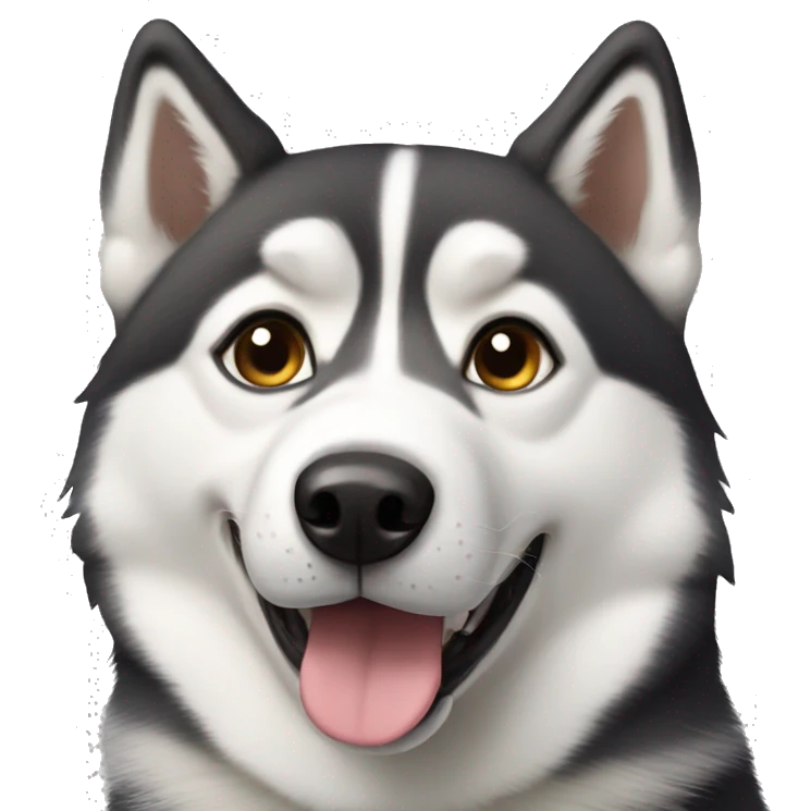 Korean-Finnish husky emoji
