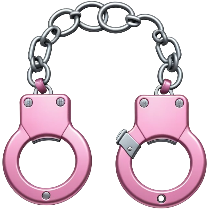 pink handcuffs  emoji