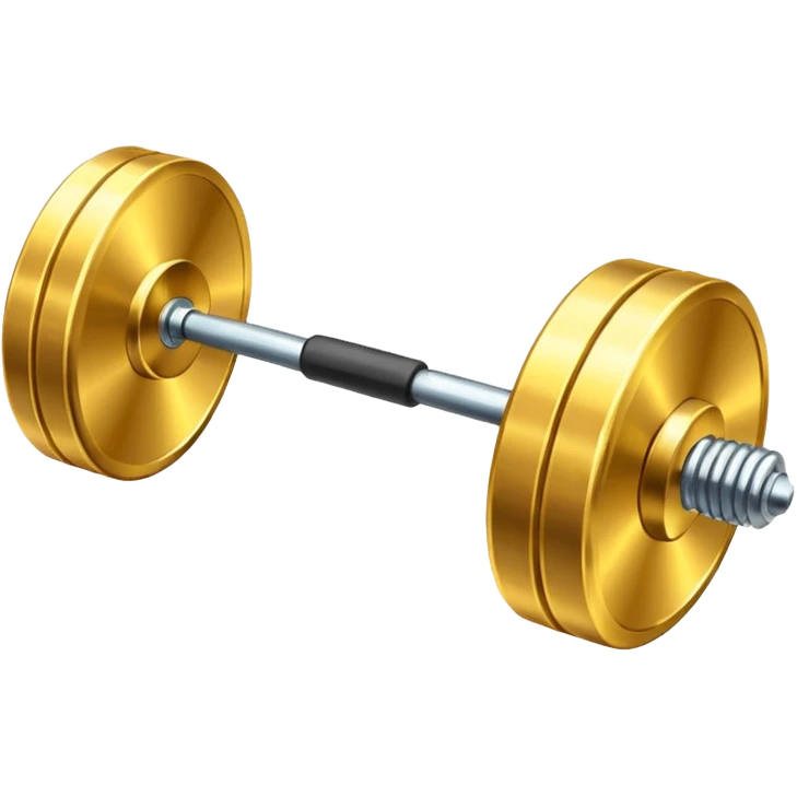 Golden Barbell emoji
