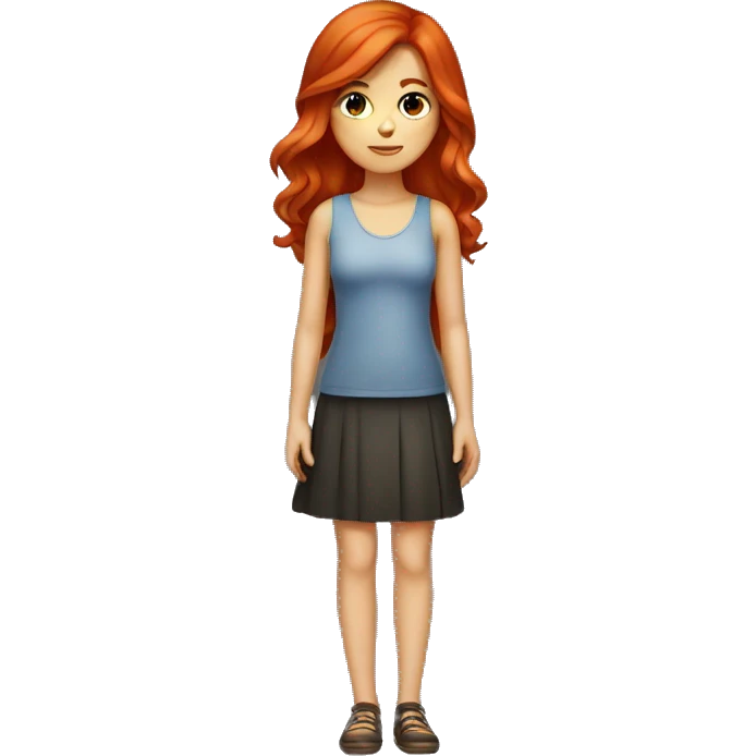 Red head girl emoji  emoji