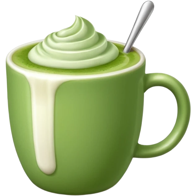 Matcha latte emoji