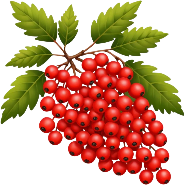 rowan/mountain ash berries emoji