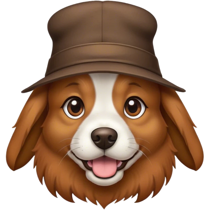 Dog wearing a hat  emoji