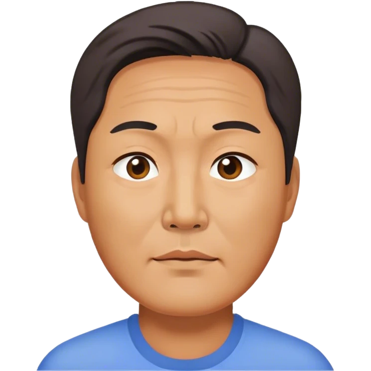 photorealistic korean worker middle age man emoji