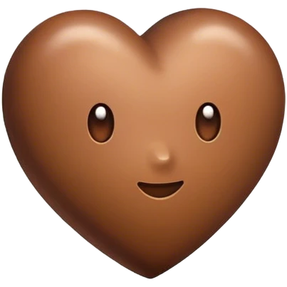 Brown heart  emoji