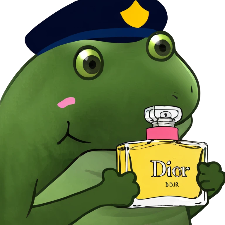 Dior parfume big bottle emoji