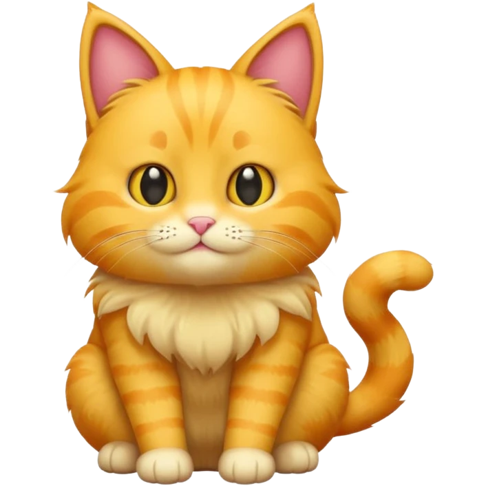 Yellow cat emoji