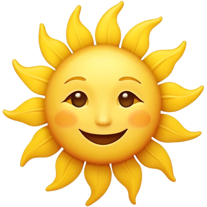 whimsical sun  emoji