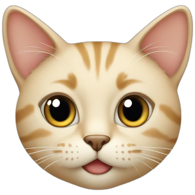 beige cat emoji