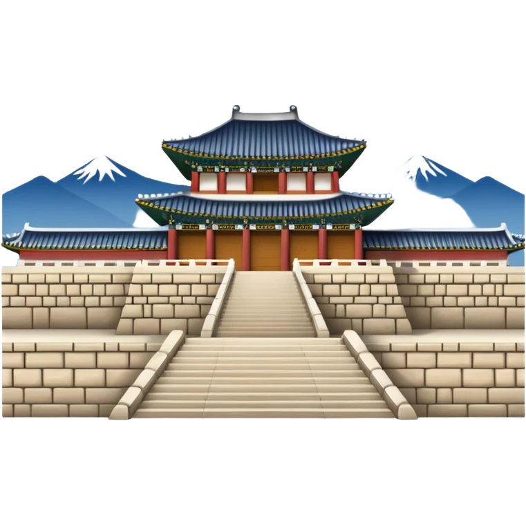 South Korea 
Gyeongbokgung Palace castle emoji