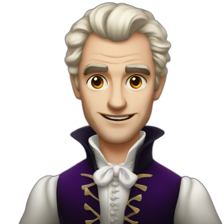 Aristocrat vampire emoji