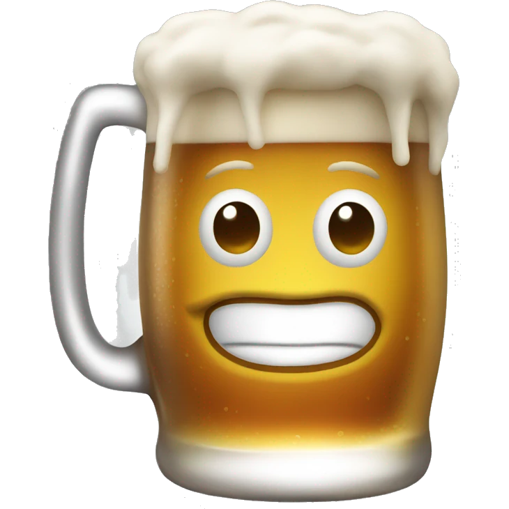 Chill beer emoji