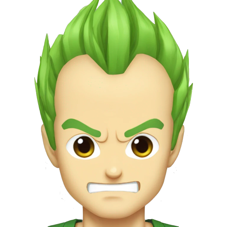 Vegeta in zoro style emoji
