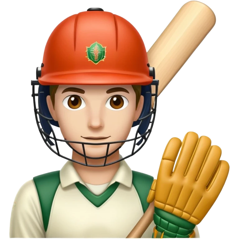 cricket player wicketkeeper emoji