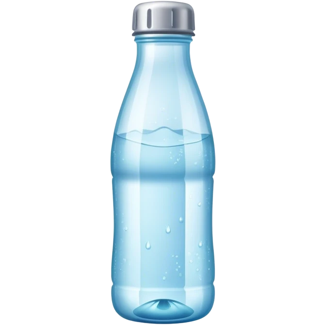 Sparkling water bottle emoji