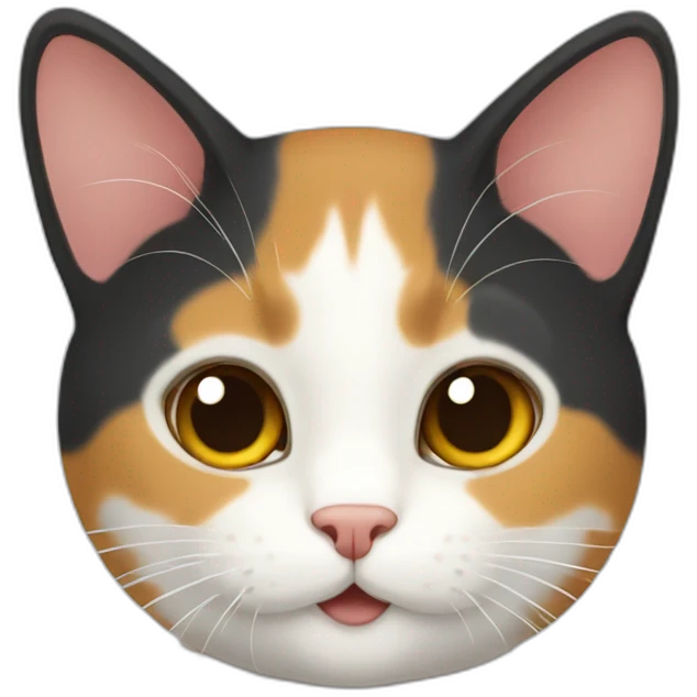 tricolor cat emoji